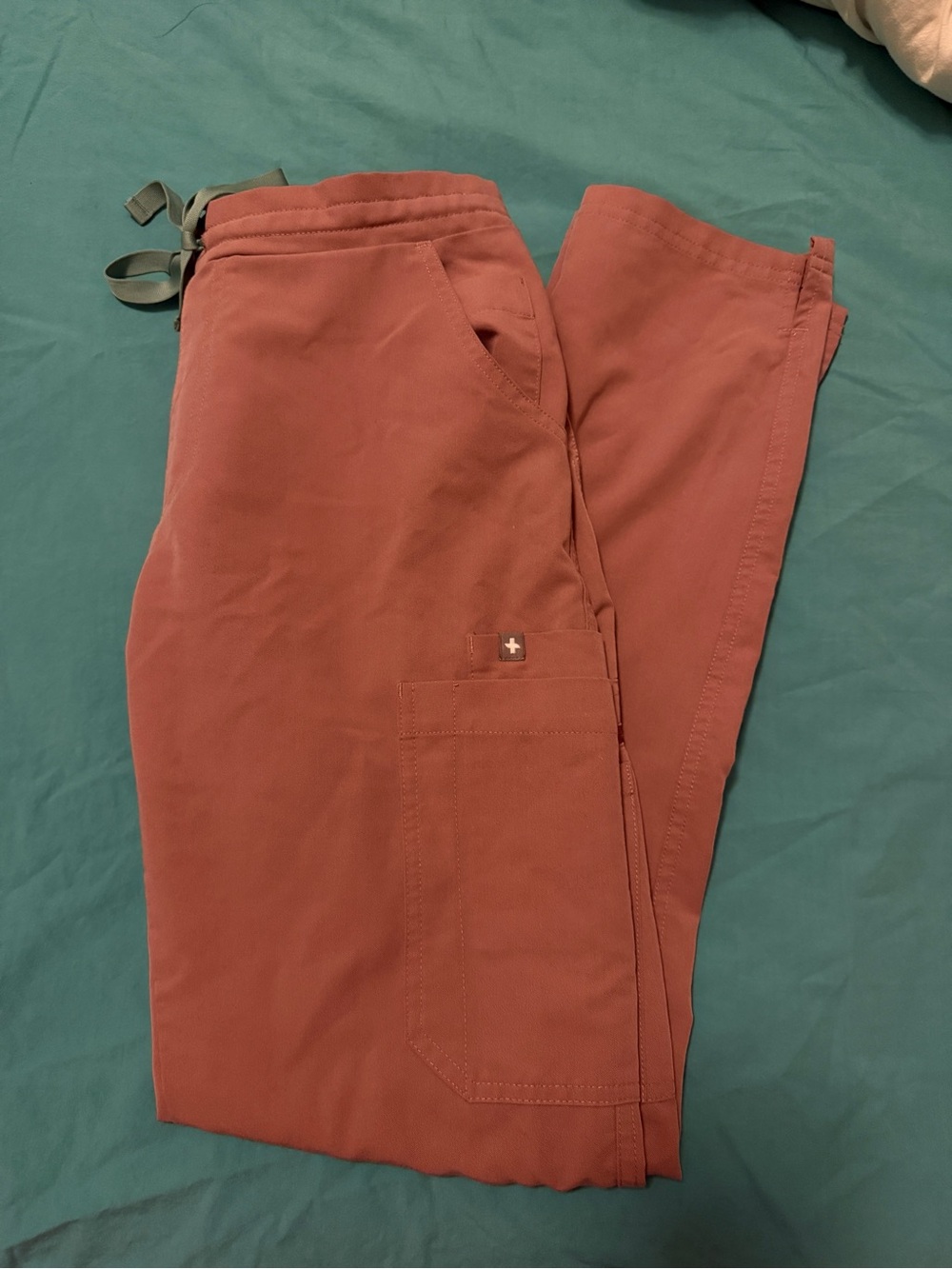 Figs Mineral Mauve Yola Skinny Scrub Pants XS